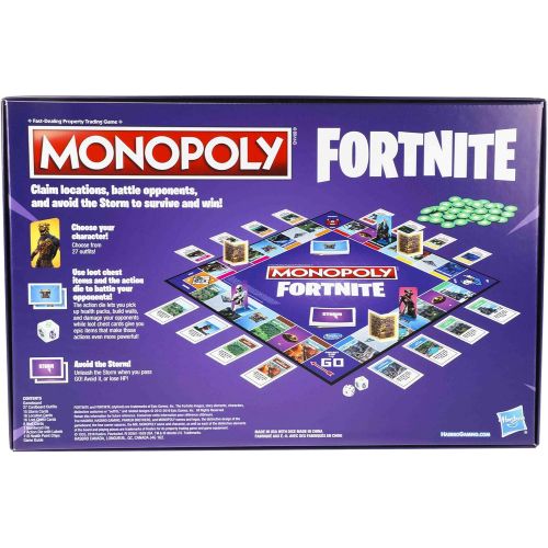 모노폴리 [아마존베스트]Monopoly: Fortnite Edition Board Game Inspired by Fortnite Video Game Ages 13 & Up