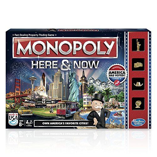 모노폴리 Hasbro Gaming Monopoly Here & Now Game: US Edition