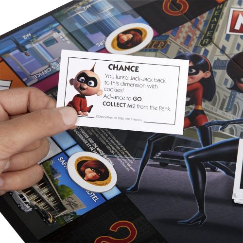 모노폴리 Hasbro Gaming Monopoly Junior Game: Disney/Pixar Incredibles 2 Edition