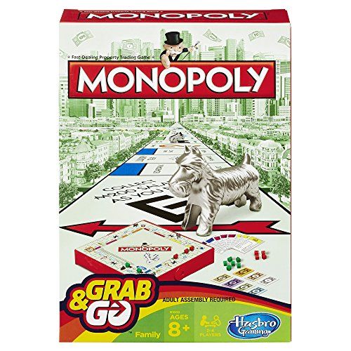 모노폴리 Hasbro Gaming Monopoly Grab and Go Game (Travel Size)