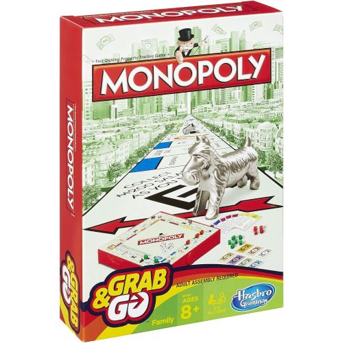 모노폴리 Hasbro Gaming Monopoly Grab and Go Game (Travel Size)