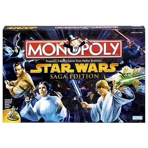 모노폴리 Hasbro Gaming Monopoly Game Star Wars Saga Edition