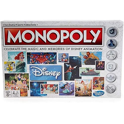 모노폴리 Hasbro Gaming Monopoly: Disney Animation Edition Game