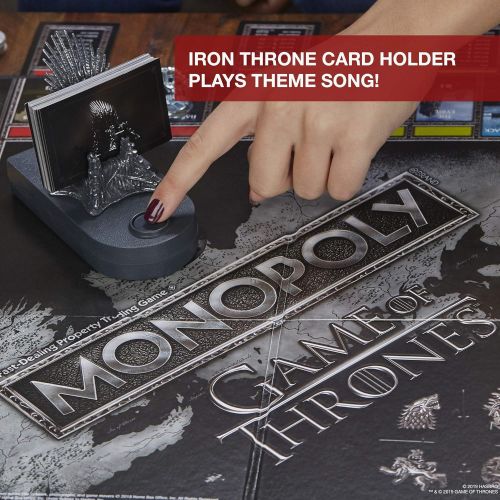 모노폴리 Monopoly Game of Thrones Board Game for Adults (Amazon Exclusive) , Brown