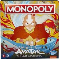Monopoly: Avatar: Nickelodeon The Last Airbender Edition Board Game for Kids Ages 8 and Up, Play as a Member of Team Avatar (Amazon Exclusive)