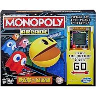 MONOPOLY Arcade Pac-Man Game Board Game for Kids Ages 8 and Up; Includes Banking and Arcade Unit