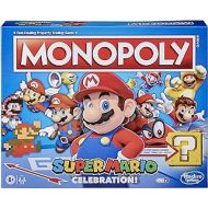 MONOPOLY Super Mario Celebration Edition Board Game for Super Mario Fans for Ages 8 and Up, with Video Game Sound Effects