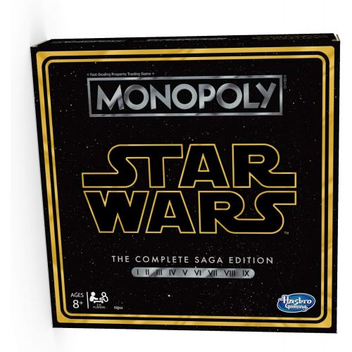 모노폴리 Monopoly: Star Wars Complete Saga Edition Board Game for Kids Ages 8 & Up (Amazon Exclusive)