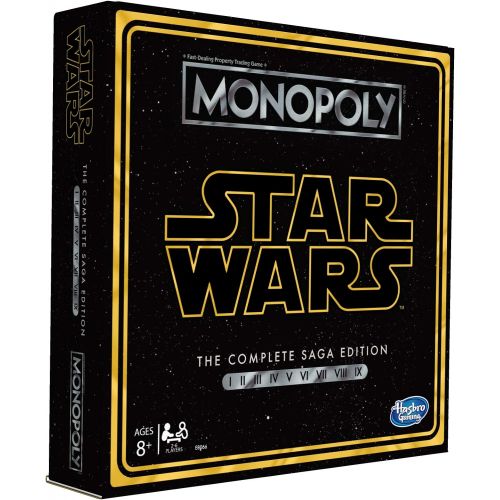 모노폴리 Monopoly: Star Wars Complete Saga Edition Board Game for Kids Ages 8 & Up (Amazon Exclusive)