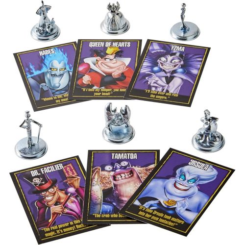 모노폴리 Monopoly: Disney Villains Henchmen Edition Board Game for Kids Ages 8 and Up, Play as a Classic Disney Villains Henchman (Amazon Exclusive)