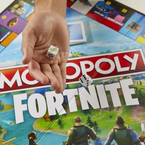 모노폴리 MONOPOLY: Fortnite Collectors Edition Board Game Inspired by Fortnite Video Game, Board Game for Teens and Adults, Ages 13 and Up