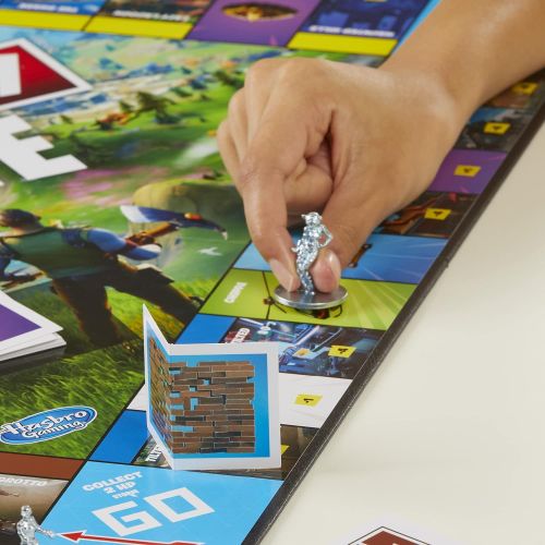 모노폴리 MONOPOLY: Fortnite Collectors Edition Board Game Inspired by Fortnite Video Game, Board Game for Teens and Adults, Ages 13 and Up