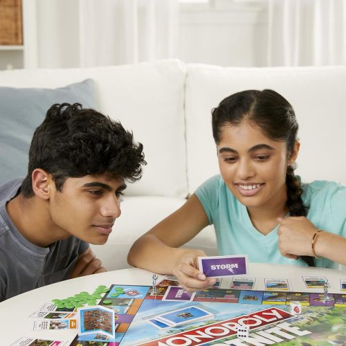 모노폴리 MONOPOLY: Fortnite Collectors Edition Board Game Inspired by Fortnite Video Game, Board Game for Teens and Adults, Ages 13 and Up