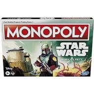 MONOPOLY: Star Wars Boba Fett Edition Board Game for Kids Ages 8+, Inspired by The Star Wars Movies and The Mandalorian TV Series