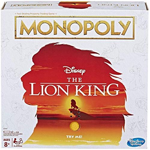 모노폴리 MONOPOLY Game Disney The Lion King Edition Family Board Game