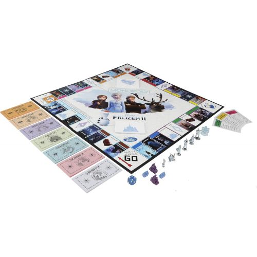 모노폴리 Monopoly Game: Disney Frozen 2 Edition Board Game for Ages 8 and Up