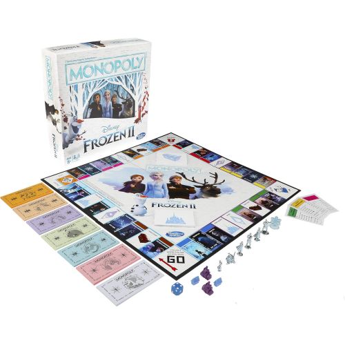 모노폴리 Monopoly Game: Disney Frozen 2 Edition Board Game for Ages 8 and Up