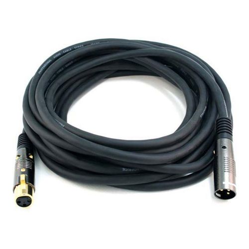 제네릭 Generic MONOPRICE 25ft Premier Series XLR Male to XLR Female 16AWG Cable (Gold Plated) [Microphone & Interconnect]