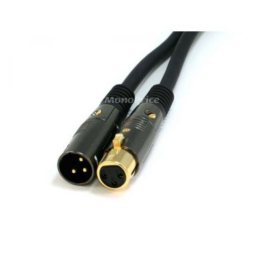 제네릭 Generic MONOPRICE 25ft Premier Series XLR Male to XLR Female 16AWG Cable (Gold Plated) [Microphone & Interconnect]