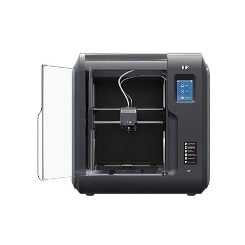  Monoprice Voxel 3D Printer - Fully Enclosed with Removable Heated Build Plate (150 x 150 x 150 mm) Touch Screen, 8GB And Wi-Fi, Black/Gray, Large