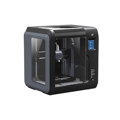  Monoprice Voxel 3D Printer - Fully Enclosed with Removable Heated Build Plate (150 x 150 x 150 mm) Touch Screen, 8GB And Wi-Fi, Black/Gray, Large