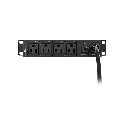  Monoprice Blackbird Pro 4-Outlet Smart PDU, IP-Based Remote Power Management Solution, Power Up, Power Down or Reboot Your Remote Equipment from Anywhere Over TCP/IP