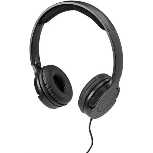  Monoprice 113191 Hi-Fi Lightweight On-Ear Headphones with in-Line Play/Pause Controls and Built-in Microphone, Clear