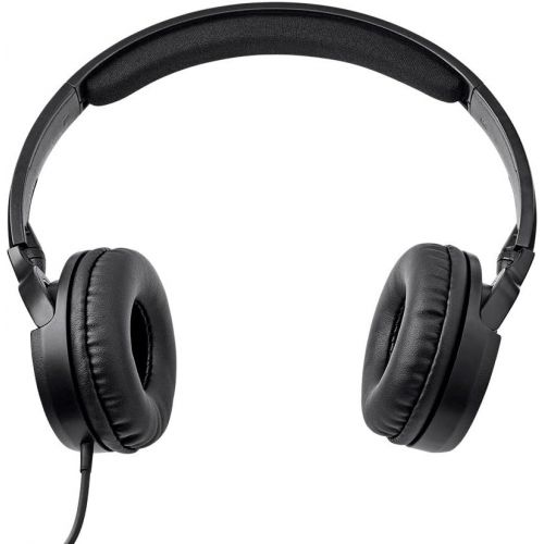  Monoprice 113191 Hi-Fi Lightweight On-Ear Headphones with in-Line Play/Pause Controls and Built-in Microphone, Clear