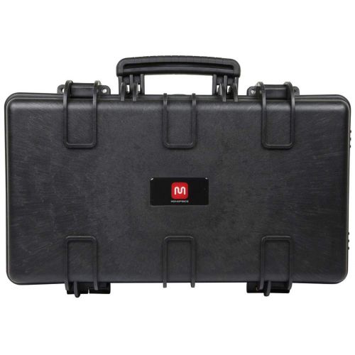  Monoprice Weatherproof/Shockproof Hard Case - Black IP67 Level dust and Water Protection up to 1 Meter Depth with Customizable Foam, 19 x 16 x 8