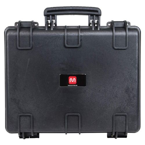  Monoprice Weatherproof/Shockproof Hard Case - Black IP67 Level dust and Water Protection up to 1 Meter Depth with Customizable Foam, 19 x 16 x 8