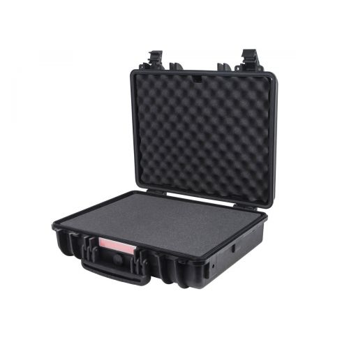  Monoprice Weatherproof/Shockproof Hard Case - Black IP67 Level dust and Water Protection up to 1 Meter Depth with Customizable Foam, 19 x 16 x 8