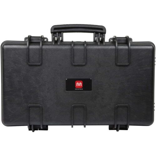  Monoprice Weatherproof / Shockproof Hard Case - Black IP67 level dust and water protection up to 1 meter depth with Customizable Foam, 22 x 14 x 8