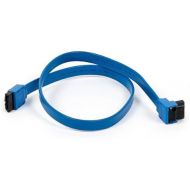 [아마존베스트]Monoprice 18-Inch SATA III 6.0 Gbps Cable with Locking Latch and 90-Degree Plug - Blue