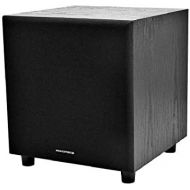 Monoprice 60-Watt Powered Subwoofer - 8 Inch With Auto-On Function, For Studio And Home Theater