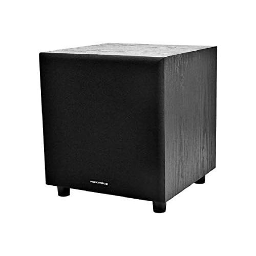 Monoprice 60-Watt Powered Subwoofer - 8 Inch With Auto-On Function, For Studio And Home Theater