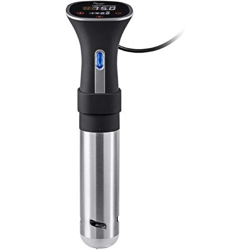  Monoprice Sous Vide Immersion Cooker 800W - Black/Silver With Adjustable Clamp And Digital LED Touch Screen, Easy To Clean - From Strata Home Collection