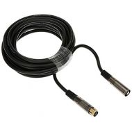 Moonrise Monoprice Premier Series XLR Male to XLR Female - 25ft - Black - Gold Plated | 16AWG Copper Wire Conductors [Microphone & Interconnect]