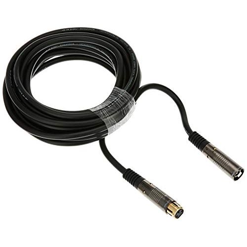  Moonrise Monoprice Premier Series XLR Male to XLR Female - 25ft - Black - Gold Plated | 16AWG Copper Wire Conductors [Microphone & Interconnect]