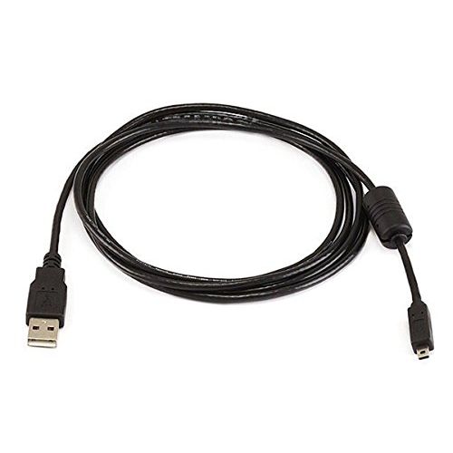  Monoprice 6-Feet A to Mini-B 8pin USB Cable with ferrites for Pentax Panasonic Nikon Digital Camera (102735)