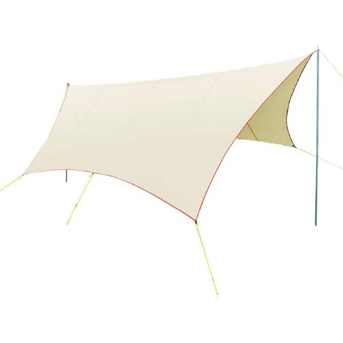  Monoprice Large Wing Tarp Shelter, 75D Nylon PU1500mm, Extra Large Coverage Up to 8 People, Sun Shelter and Rain Cover from Pure Outdoor Collection