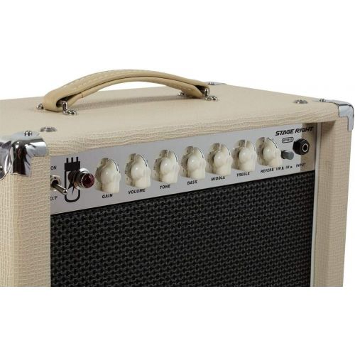  Monoprice 611815 15Watt, 1 x 12 Guitar Combo Tube Amplifier with Celestion Speaker & Spring Reverb