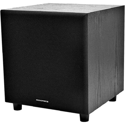  [아마존베스트]Monoprice 60-Watt Powered Subwoofer - 8 Inch With Auto-On Function, For Studio And Home Theater Black