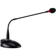 Monoprice 114891 Commercial Audio Desktop Paging Microphone with On/Off Button (No Logo)