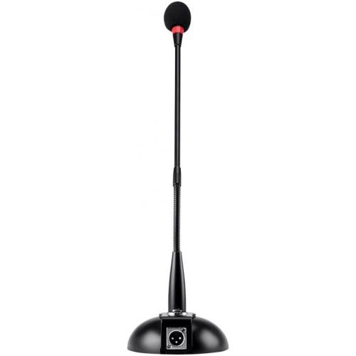  Monoprice 114891 Commercial Audio Desktop Paging Microphone with On/Off Button (No Logo)