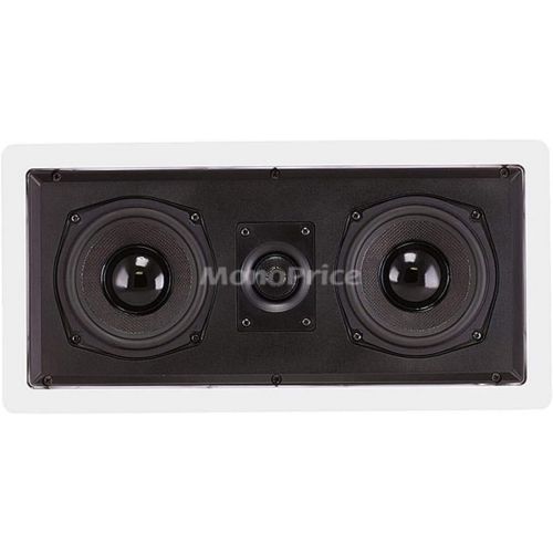  Monoprice Aramid Fiber In-Wall Center Channel Speaker - Dual 5.25 Inch (Single) With Titanium Tweeters - Caliber Series