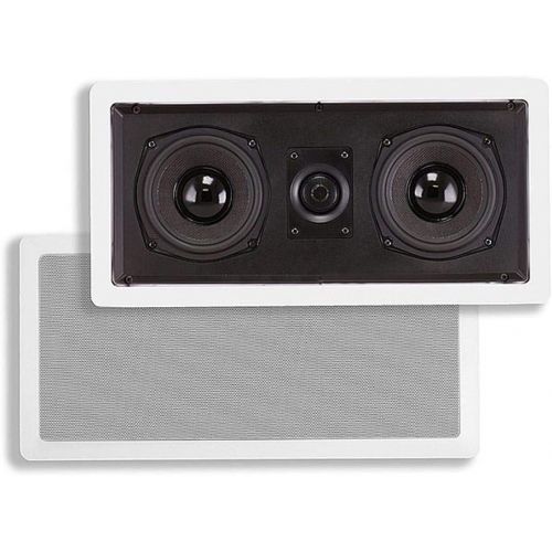  Monoprice Aramid Fiber In-Wall Center Channel Speaker - Dual 5.25 Inch (Single) With Titanium Tweeters - Caliber Series