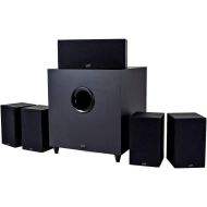 Monoprice 10565 Premium 5.1 Channel Home Theater System with Subwoofer Black
