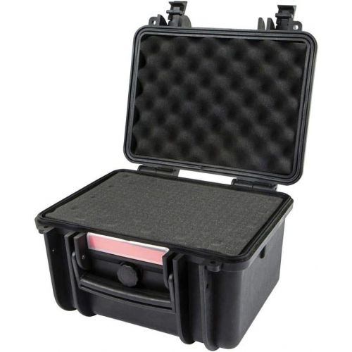  Monoprice Weatherproof Hard Case with Customizable Foam, Black, 9 Liter (112682)