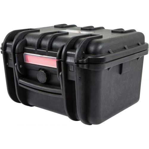  Monoprice Weatherproof Hard Case with Customizable Foam, Black, 9 Liter (112682)