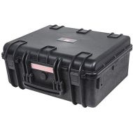 Monoprice Weatherproof / Shockproof Hard Case - Black IP67 level dust and water protection up to 1 meter depth with Customizable Foam, 19 x 16 x 8